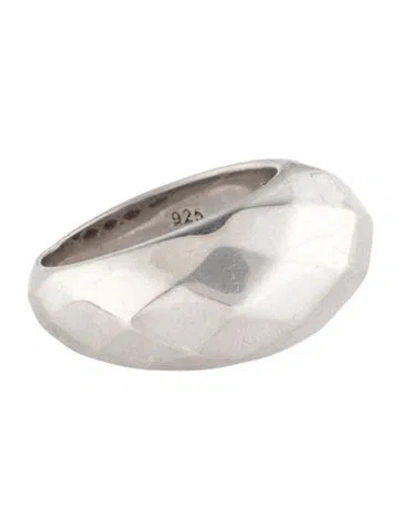 Pre-owned Monica Rich Kosann Faceted Mars Ring In Multi