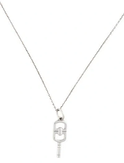 Pre-owned Monica Rich Kosann Key Pendant Necklace, 18" In Multi