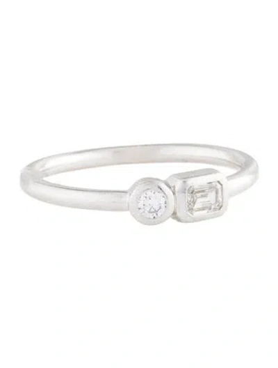 Pre-owned Monica Rich Kosann Lab-grown Diamond Reborn Ring In Multi