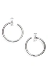 Monica Rich Kosann Large Galaxy Wrap Hoop Earrings In Metallic