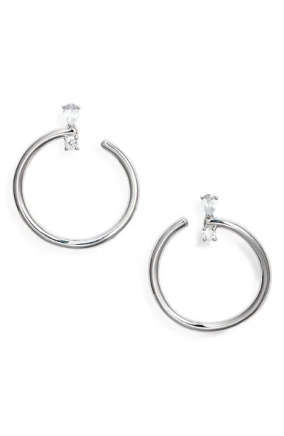 Monica Rich Kosann Large Galaxy Wrap Hoop Earrings In Metallic
