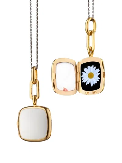 Monica Rich Kosann Locket Necklace In Gold