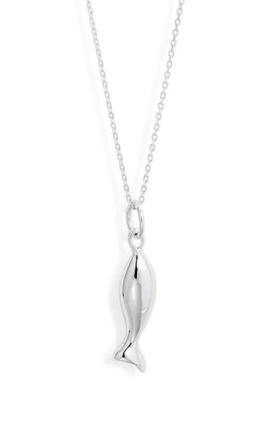 Monica Rich Kosann Perserverance Pendant Necklace In Gray