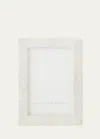 Monica Rich Kosann Photographer's Molding Shagreen-embossed Faux Leather Frame, 4" X 6" In Multi