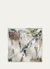 Monica Rich Kosann St. Moritz Silk Square Scarf In Multi