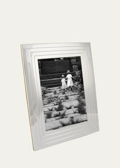 Monica Rich Kosann Sterling Silver Step Picture Frame, 11" X 14" In Metallic