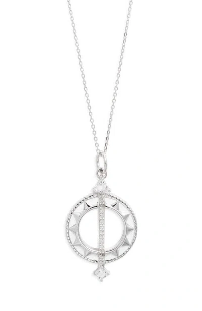Monica Rich Kosann Sun Pendant Necklace In Metallic