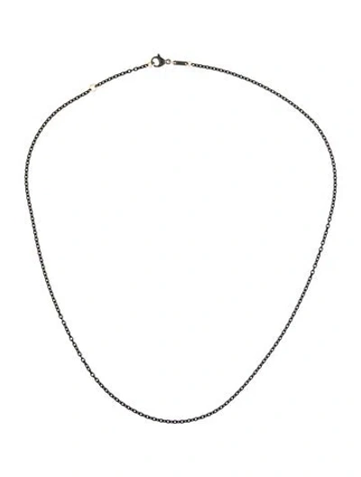 Pre-owned Monica Rich Kosann Two-tone Chain Necklace, 18" In Multi
