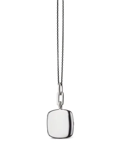 Monica Rich Kosann Viv Locket Necklace In Metallic