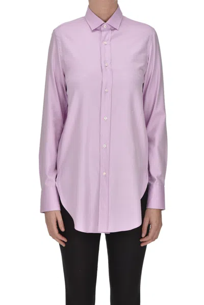 Monica Sarti Cotton Shirt In Pink