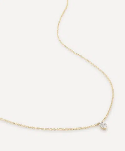 Monica Vinader Marquise 14ct Yellow-gold Pendant Necklace