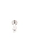 Monica Vinader Nura Mini Pebble Single Labret Stud Earring In Silver