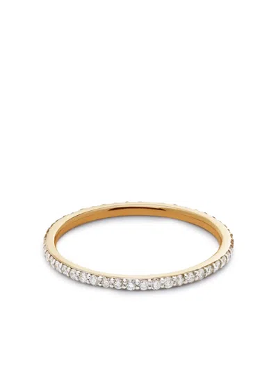 Monica Vinader 14kt Yellow Gold Diamond Ring