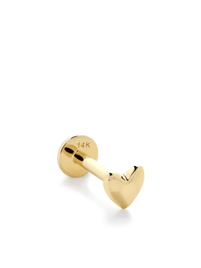 Monica Vinader 14kt Yellow Gold Heart Single Earring
