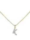 Monica Vinader 14kt Yellow Gold K Diamond Necklace
