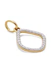 Monica Vinader 14kt Yellow Gold Kite Diamond Pendant In Gold