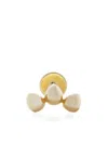 Monica Vinader 14kt Yellow Gold Nura Mini Pebble Cluster Earring In Gold