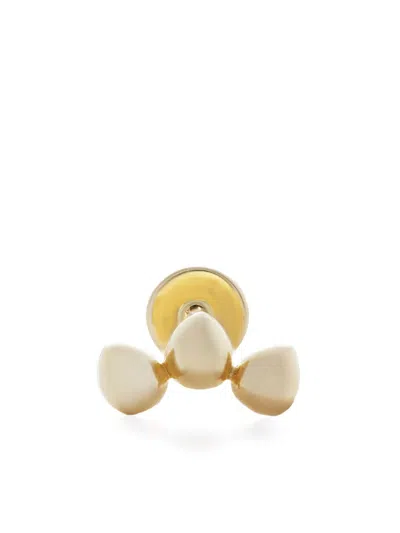 Monica Vinader 14kt Yellow Gold Nura Mini Pebble Cluster Earring