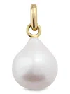 Monica Vinader Gold Baroque Pearl Pendant Pearl In Yellow