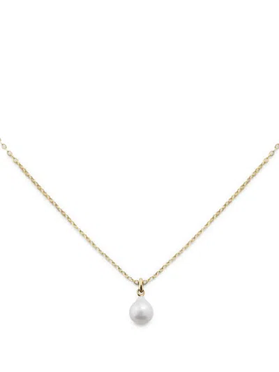 Monica Vinader 14kt Yellow Gold Pearl Pendant Necklace