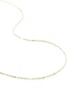 Monica Vinader Shimmer Chain Necklace In Gold