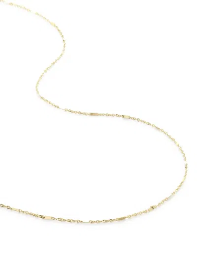MONICA VINADER 14KT YELLOW GOLD SHIMMER CHAIN NECKLACE