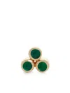 Monica Vinader 14kt Yellow Gold Siren Mini Gem Cluster Single Earring In Gold