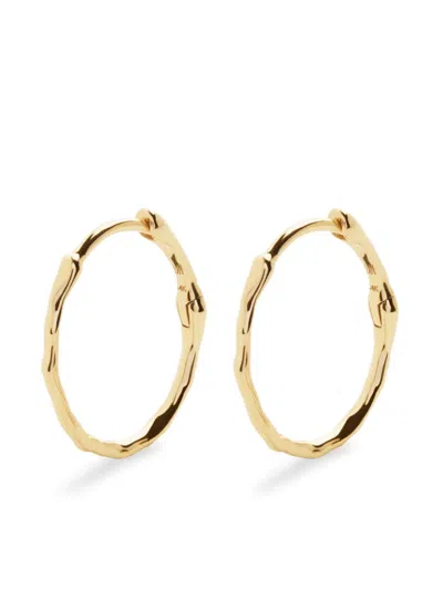 Monica Vinader 14kt Yellow Gold Small Siren Muse Earrings In 金色