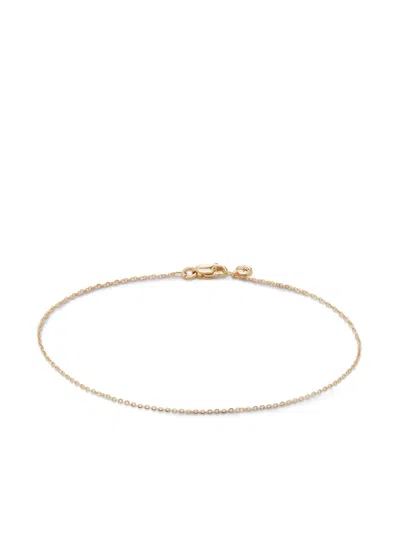 Monica Vinader Gold Super Fine Chain Bracelet In 14k Solid Gold