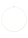 Monica Vinader 14kt Yellow Gold Super Fine Chain Necklace In Gold