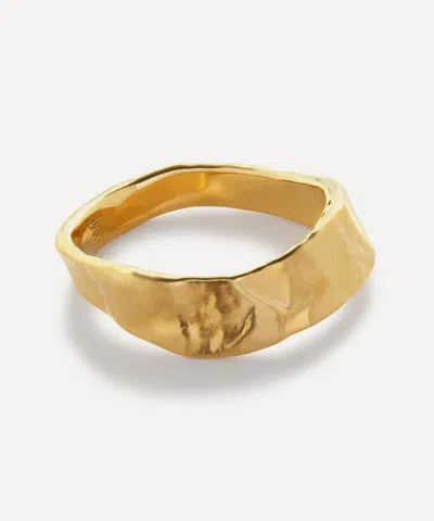 Monica Vinader 18ct Gold-plated Vermeil Silver Capri Stacking Ring