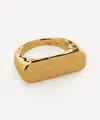 Monica Vinader Gold Havana Ring In Gold