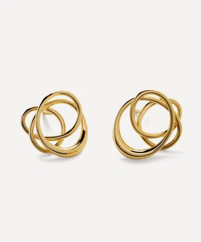 Monica Vinader 18ct Gold-plated Vermeil Silver Nura Wrap Stud Earrings