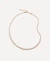 Monica Vinader 18ct Rose Gold-plated Vermeil Silver Disco Chain Necklace In Rose Gold