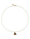 Monica Vinader 18k Gold-vermail Heart-pendant Necklace In Gold