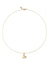 Monica Vinader 18k Gold Vermeil Heart-pendant Necklace In Gold