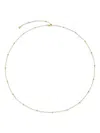 Monica Vinader 18k Yellow Gold Bead-chain Necklace In Gold