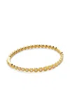 Monica Vinader Gold Graduated Diamond Bangle Lab Grown Diamond In Gold