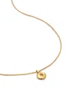 Monica Vinader Womens Yellow Gold November Birthstone 18ct Yellow Gold-plated Vermeil Sterling-silve In Gold