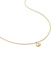 Monica Vinader 18kt Goldhalskette Mit Diamanten In Gold