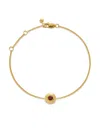 Monica Vinader 18kt Yellow Gold Vermeil July Birthstone Bracelet In Gold