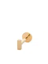 Monica Vinader 9kt Yellow Gold Linear Bar Single Earring In Gold
