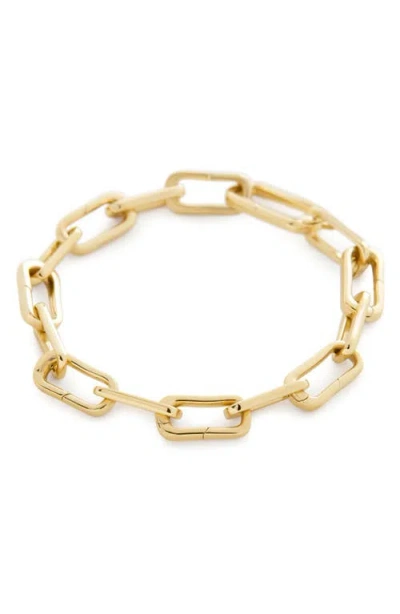 Monica Vinader Alta Capture Charm Bracelet In Gold