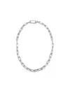 Monica Vinader Alta Capture Charm Sterling Silver Link Necklace In Silver