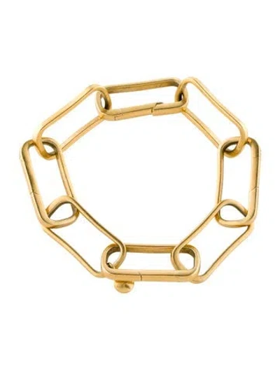 Pre-owned Monica Vinader Alta Capture Large Link Bracelet, 6.75" In Multi