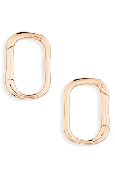 Monica Vinader Alta Capture Mini Huggie Hoop Earrings In Gold