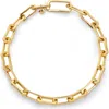 Monica Vinader Alta Slim Chain Bracelet In Gold