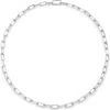 Monica Vinader Alta Slim Chain Necklace In Metallic
