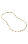 Monica Vinader Alta Textured Chain Necklace