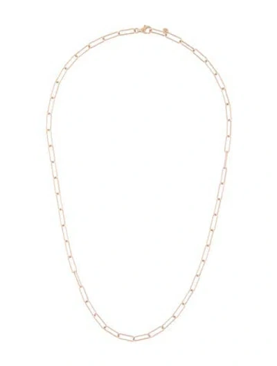 Pre-owned Monica Vinader Alta Textured Chain Necklace, 18" In Multi